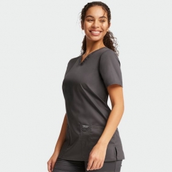 Tunică medicală de damă CHEROKEE V-NECK GRI WWE620