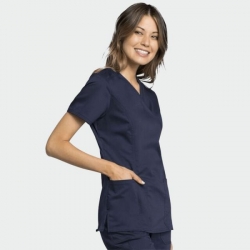 Tunică medicală CHEROKEE REVOLUTION WWE775AB Albastru închis