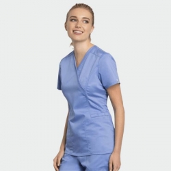 Tunică medicală CHEROKEE REVOLUTION WWE775AB Albastru deschis