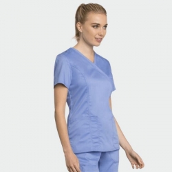 Tunică medicală CHEROKEE REVOLUTION WWE775AB Albastru deschis