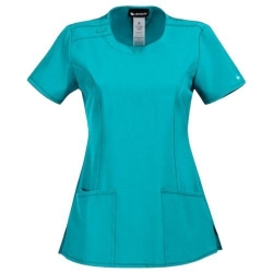 Tunică medicală pentru femei CHEROKEE ROUD PETROL DESCHIS CKE2624A