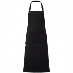 Șorț cu pieptar PAYPER BOUTIQUE BLACK