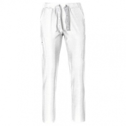 NOBBY STRAIGHT WHITE Pantaloni