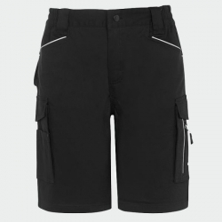 Set de lucru – pantaloni scurți Daytona negri și tricou Naos negru