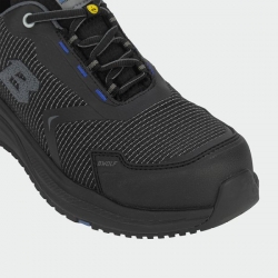 Pantofi de protecție joși cu bombeu TURBO REF S3S Negri