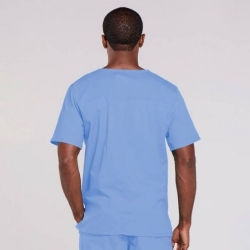 Tunică medicală de lucru pentru bărbați CORE STRETCH WWE4725 / Albastru deschis