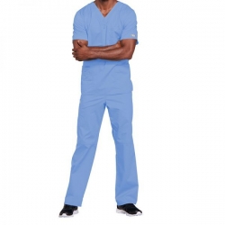 Tunică medicală de lucru pentru bărbați CORE STRETCH WWE4725 / Albastru deschis