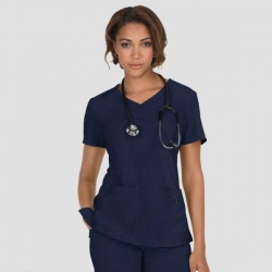 Tunică medicală de lucru BASICS 373 Bleumarin