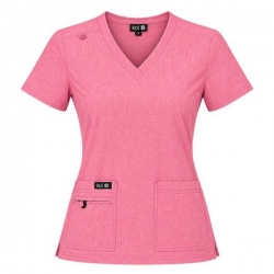 Tunică medicală de lucru BASICS 373 roz deschis
