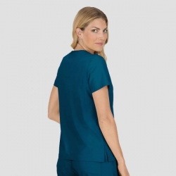 Tunică medicală de lucru BASICS 373 Albastru Caraibe