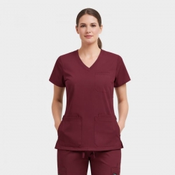 Tunică medicală TP3002 Vișinie