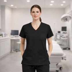 Tunică medicală TP3002 Neagră