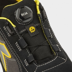 Încălțăminte de protecție DIADORA RUN A.BOX MSTR BOA LOW S3S FO SR SC ESD BLACK/GREY