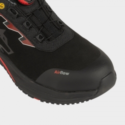 Pantofi de protecție joși cu bombeu TURBO FIT S3S negri