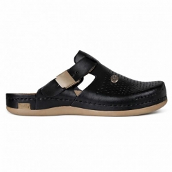 Saboți de dame LEON LADY BLACK