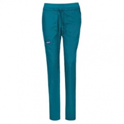 Pantaloni medicali de damă CHEROKEE MR TAPERED CARIBBEAN BLUE WWE105
