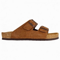 Papuci pentru bărbați LEON MAN BROWN SUEDE