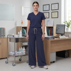 Pantalon medical AURELIA Straight Bleumarin
