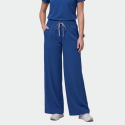 Pantalon medical AURELIA Straight Albastru Regal