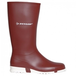 Cizme de lucru pentru femei Dunlop Sport BURGUNDY/WHITE