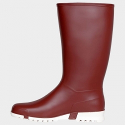 Cizme de lucru pentru femei Dunlop Sport BURGUNDY/WHITE