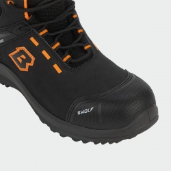 Bocanci de lucru înalți fără bombeu DEFENDER HI O2 Negri