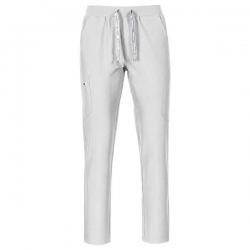 Set medical tunică MARCELLA și pantaloni NOBBY STRAIGHT albi