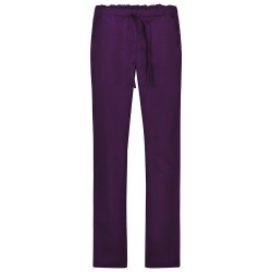 Set medical MELINA Cherry Blossoms și pantaloni ALESSI Afine