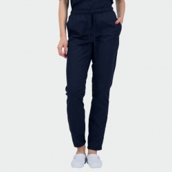 Set medical de lucru Isabella „Sea Life” cu pantaloni bleu deschis