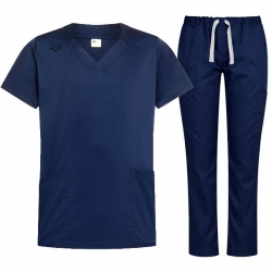 Set medical ANGELICA tunică și pantaloni DANTE Bleumarin