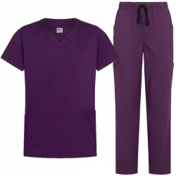 Set medical ANGELICA tunică și pantaloni DANTE Mov