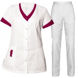 Set de lucru pentru damă din 2 piese ALEGRA Bordeaux