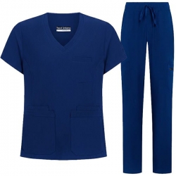 Set medical TP3002 tunică și pantaloni TP4003P Bleumarin