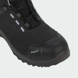 Bocanci de protecție înalți cu bombeu DEFENDER FIT HI S3S Negri