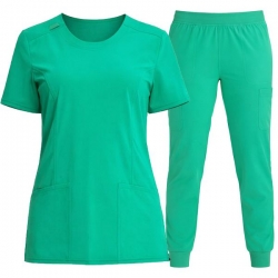 Set medical pentru femei Infinity verde