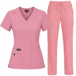 Set medical pentru damă BASICS 373/731 Roz deschis