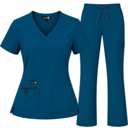 Set medical pentru damă BASICS 374/731 Albastru Caraibe