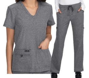 Set medical pentru damă BASICS 373/731 Gri