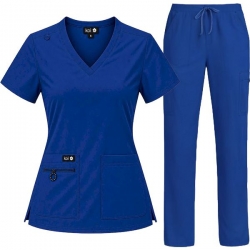 Set medical pentru damă BASICS 373/731 Albastru Regal