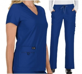 Set medical pentru damă BASICS 373/731 Albastru Regal