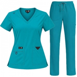 Set medical pentru damă BASICS 373/731 Teal