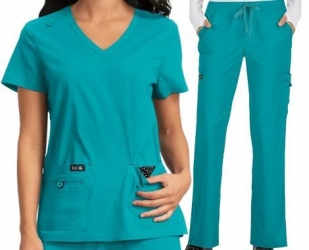 Set medical pentru damă BASICS 373/731 Teal