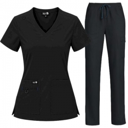 Set medical pentru damă BASICS 373/731 Negru