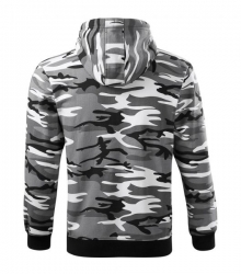 Hanorac de lucru pentru bărbați Camo Zipper C19 gri