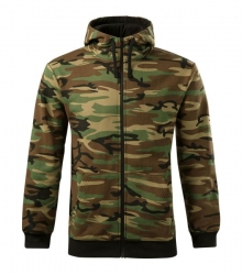 Hanorac de lucru pentru bărbați Camo Zipper C19 maro
