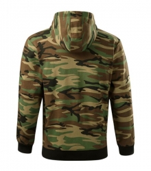 Hanorac de lucru pentru bărbați Camo Zipper C19 maro