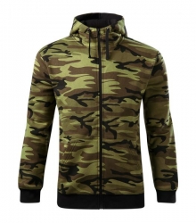 Hanorac de lucru pentru bărbați Camo Zipper C19 oliv