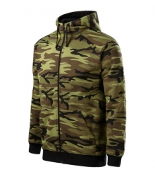 Hanorac de lucru pentru bărbați Camo Zipper C19 oliv