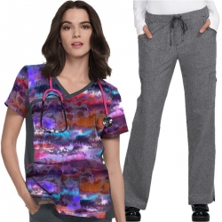 Set medical KOI Design LITE 385PR – SHZ Smokey Hayze/BASICS 731 Gri