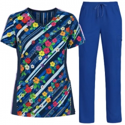 Set medical KOI Design FRENCH BULL F100PR – CLY / BASICS 731 Albastru Regal